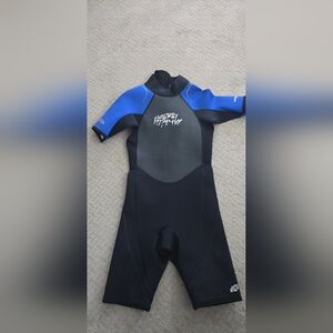 Kids Swim Rashguard - Black and Blue